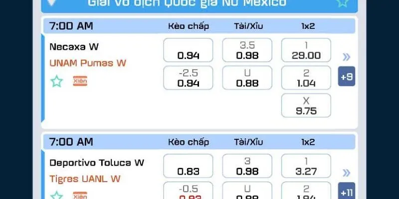 Môn thể thao đa dạng